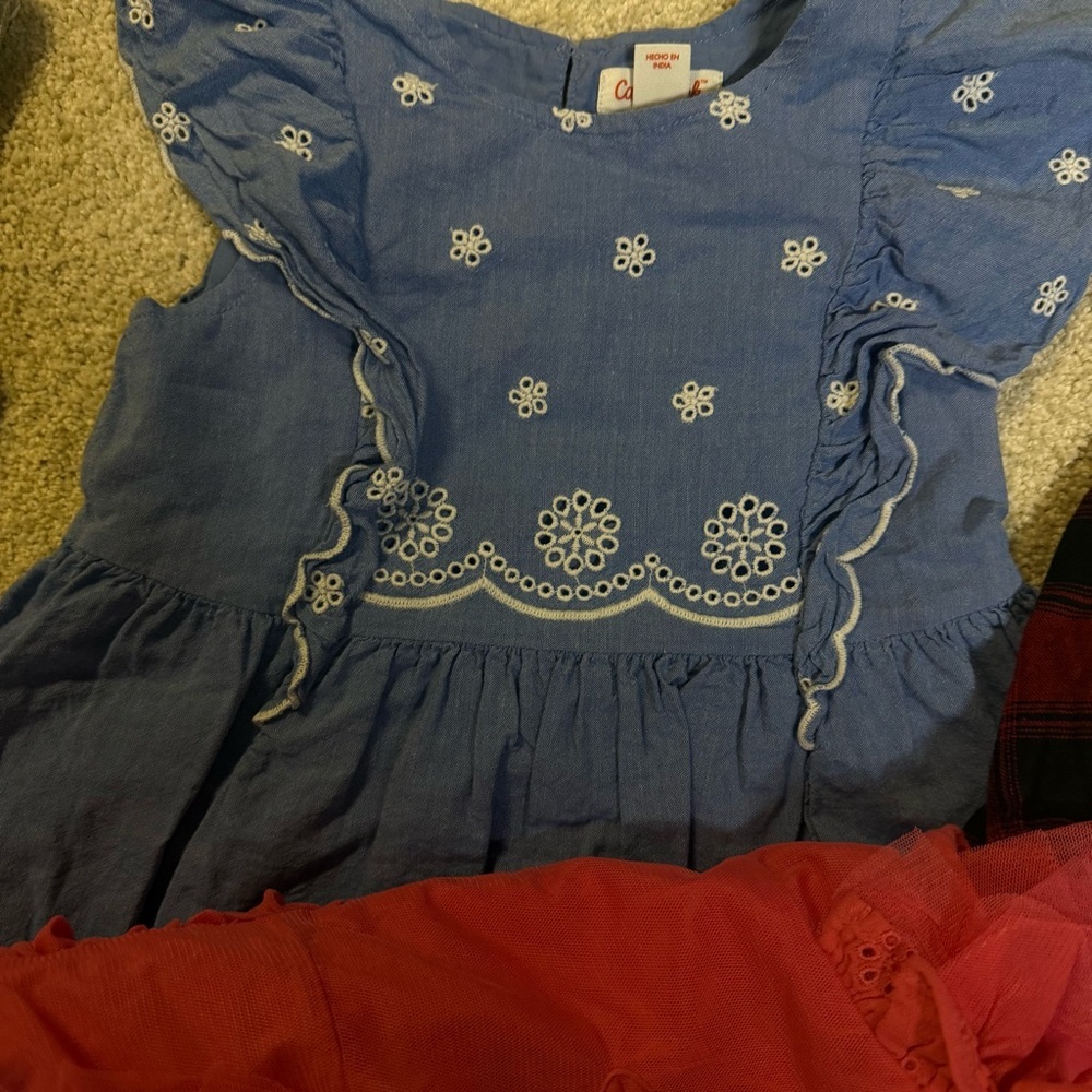 OshKosh B'gosh Guess Gap Cat & Jack Toddler Dresses Bundle 3T/4T Holiday Casual - Picture 4 of 9